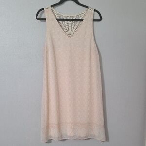 Cato Elegant Lace Dress in Light Pink